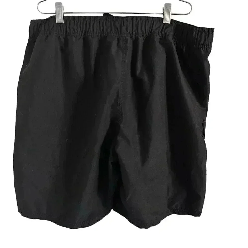 Kanu Surf Men's Swim Trunks Swimming Shorts, pocket Black, Size XX-Large